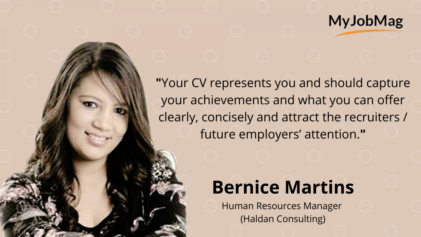 Bernice Martins career advice