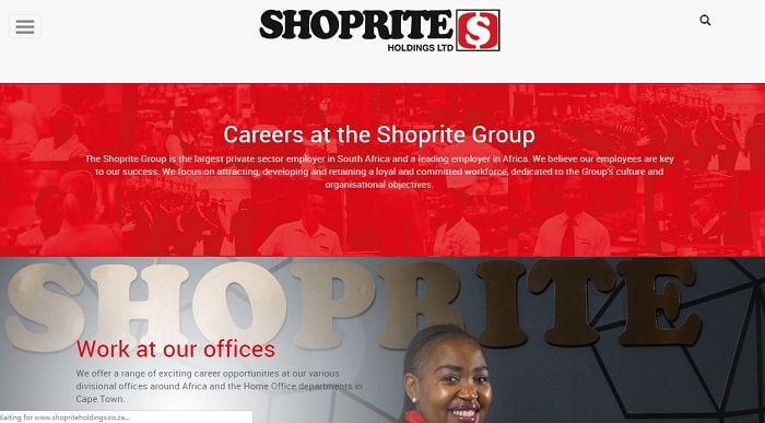 Shoprite Holdings Career Page