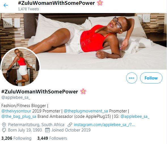 #ZuluWomanWithSomePower